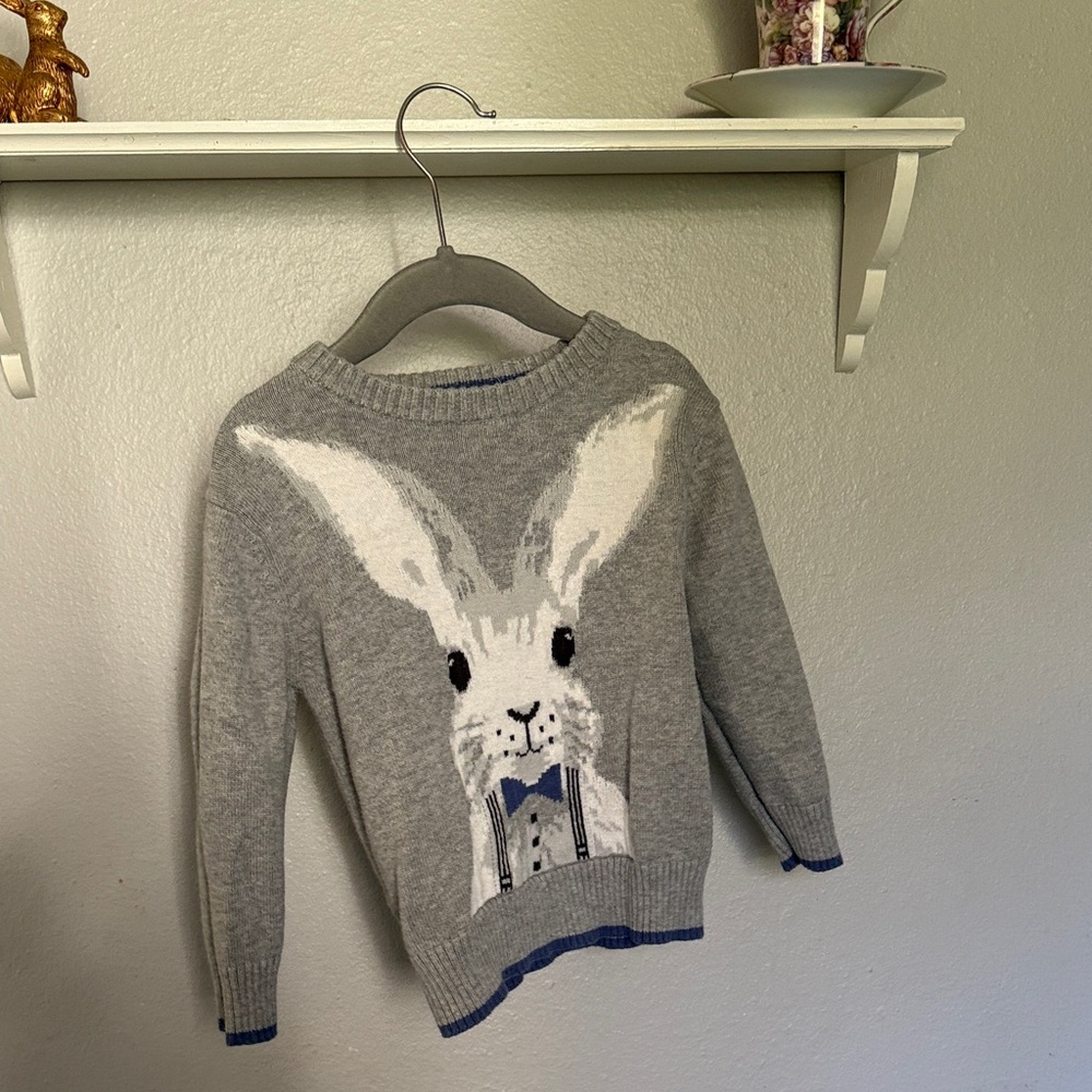 Cat & Jack Gray and Blue Sweater